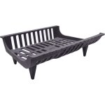 Fonderia bongiovanni - po�le � bois porte - bois aile brasero en fonte pour chemin�e mod�le b02