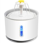 Fontaine � boire pour animaux de compagnie, fontaine � eau de 2, 4 l pour chats et chiens, distributeur ...