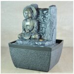 Fontaine bouddha - srnit - h 18 cm - livraison gratuite
