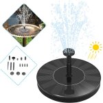 Fontaine et cascade de piscine solaire pompe de bassin, fontaine solaire extrieur pompe  eau , tang ...