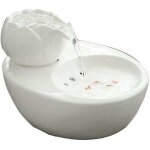 Fontaine pour chat distributeur d'eau en c�ramique pour animaux de compagnie - fontaine � boire verticale ...