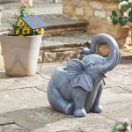 Fontaine �l�phant solaire
