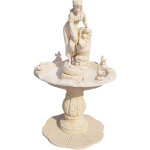 Anaparra - fontaine de jardin mirta 117x195cm. pierre reconstituée couleur ocre Anaparra - fontaine de jardin mirta 117x195cm. pierre reconstituée couleur ocre