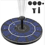 Fontaine de jardin solaire pour 2. 5 w avec batterie de secours de 1000 mah, pompe de fontaine d'eau ... Fontaine de jardin solaire pour 2. 5 w avec batterie de secours de 1000 mah, pompe de fontaine d'eau ...