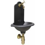 Fontaine murale mod�le ronda maison de jardin balcon robinet laiton et siphon finition au choix : bruni ...