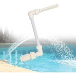 Fontaine piscine cascade, fontaine piscine au - dessus du sol, pulv�risation refroidissement r�glable ...