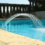Fontaine piscine cascade, cascade piscine hors sol, accessoire piscine exterieur, accessoire piscine ...