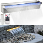 Mophorn fontaine de piscine en acier inoxydable 17. 7 x 4. 5 x 3. 1 inch led cascade waterfall blade ... Mophorn fontaine de piscine en acier inoxydable 17. 7 x 4. 5 x 3. 1 inch led cascade waterfall blade ...