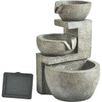 Fontaine solaire en r�sine cascade genoa