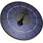 Fontaine solaire extérieur flottante 3. 5w, pompe bassin solaire avec batterie et 6 buses, pour bain ... Fontaine solaire extérieur flottante 3. 5w, pompe bassin solaire avec batterie et 6 buses, pour bain ...