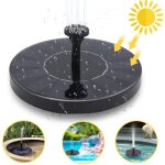 Fontaine solaire extérieur flottante pompe bassin solaire avec batterie et 7 buses, pour bain d'oiseaux ... Fontaine solaire extérieur flottante pompe bassin solaire avec batterie et 7 buses, pour bain d'oiseaux ...