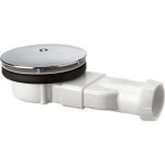 Forehill 726213002 bonde de douche extra - plate dme abs, blanc