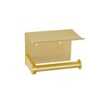 Porte - papier toilette, porte - papier hyginique mural avec tagre de rangement, auto - adhsif , ...
