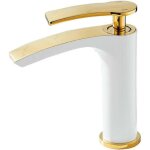 Forehill - robinet haut de comptoir � 1 poign�e pour lavabo de salle de bain � trou unique montage sur ...