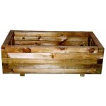 Bac a fleur pin rustica 80x40xh27cm - forest style
