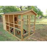 Foresta - habrita poulailler tr�s grande taille xxl haut. 204cm 4, 69m2 6 - 10 poules toit bitum�