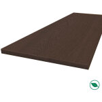 Forestea - plan de travail stratifi� hpl ch�ne brun 3000 x 650 x 38 mm fsc