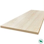Plan de travail stratifi� hpl ch�ne clair 3000 x 650 x 38 mm fsc