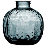 Vase louise verre recycl bleu 9l d25 h30