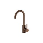 Fortifura calvi robinet lavabo - rehauss� - avec bec rotatif - cuivre bross� pvd