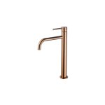 Fortifura - calvi slim robinet lavabo - 32. 6cm - rehauss� - cuivre bross� pvd
