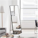 Fortuna lai - miroir sur pied rectangle avec cadre en métal miroir sur pied hd grand pour salon, chambre ... Fortuna lai - miroir sur pied rectangle avec cadre en métal miroir sur pied hd grand pour salon, chambre ...