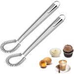 Fouets � neige en acier inoxydable fouet � spirale fouet � rotation fouet manuel pour m�langer des ?ufs ...