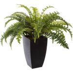 Fougre artificielle verte haute de 55 cm atmosphera crateur d'intrieur lgante et raliste