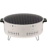 Four � charbon de bois polyvalent portable multifonctionnel barbecue grill po�le � charbon de bois pour ...