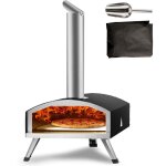 Mophorn - vevor four a pizza portable 305 mm four a bois et charbon de bois exterieur portable en inox ... Mophorn - vevor four a pizza portable 305 mm four a bois et charbon de bois exterieur portable en inox ...