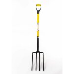 Fourche � b�cher pour jardin suan 4 dents manche en fibre de verre poign�e confort robuste et ergonomique ...
