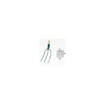 Fourche à foin douille 3 dents - 30 cm - manche bois certifié pefc 100% - leborgne Fourche à foin douille 3 dents - 30 cm - manche bois certifié pefc 100% - leborgne