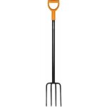 Fourche solide fiskars a' dents pointues l 122 cm en fibercomp et acier 4 dents pour jardin cour pelouse ...