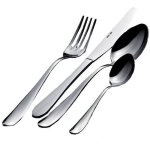 Fourchette en acier pour table, lot de 3 twist salvi
