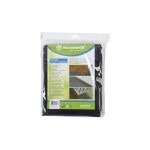 Fp - bache anti mauvaise herbes 1x5m 90g / m2 gris fonc rolle