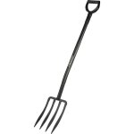 Fp - fourche � b�cher ergoline acier d - manche s noir
