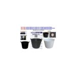 Nacelle agricole en plastique noir 42 litres 45x34x34 cm