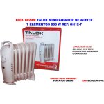 Fplus - talox mini radiateur � huile 7 �l�ments 38 cm 800 w oh12 - 7