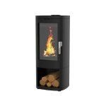 Fr9016200b - pole  bois - vision verticale - fonte - noir - bcher intgr supra - maoniebucher