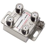 R�partiteur vertical 2 voies avec connecteur f bande tv par satellite fracarro 280717