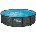 Summer waves - elite frame pool piscine hors sol ronde kit