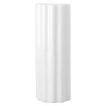 Saturateur cramique demi lune ondul blanc frandis