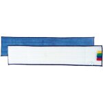 Frange microfibre bleue 60 cm fixation velcro vendu par 10 - tampel - le lavage Frange microfibre bleue 60 cm fixation velcro vendu par 10 - tampel - le lavage