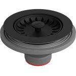 Franke - accessoires - bonde � panier colorline, noir mat 112. 0668. 276