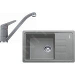 Franke - colonnes - set de cuisine g117, �vier en fragranit bsg 611 - 62, pierre grise + robinet fc 9541. ...