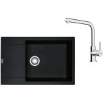 Franke - colonnes - set de cuisine g261o, �vier en fragranit mrg 611 - 78 bb + robinet fs 3230. 031, ...