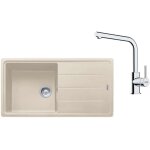 Franke - colonnes - set de cuisine g264sa, vier en fragranit bfg 611 + robinet fs 3230. 031, sahara ...