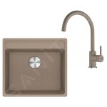 Franke - colonnes - set de cuisine g274ka, �vier en fragranit mrg 610 - 52 rtl + robinet fn 6018. 424, ...