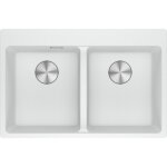Franke - cuve maris fragranit mrg 620 - 34 - 34 - blanc artic - automatique - 760 x 500 x 200 mm (sous ...