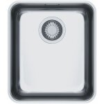Franke - evier aton anx110 - 34 - inox lisse - vidage : automatique